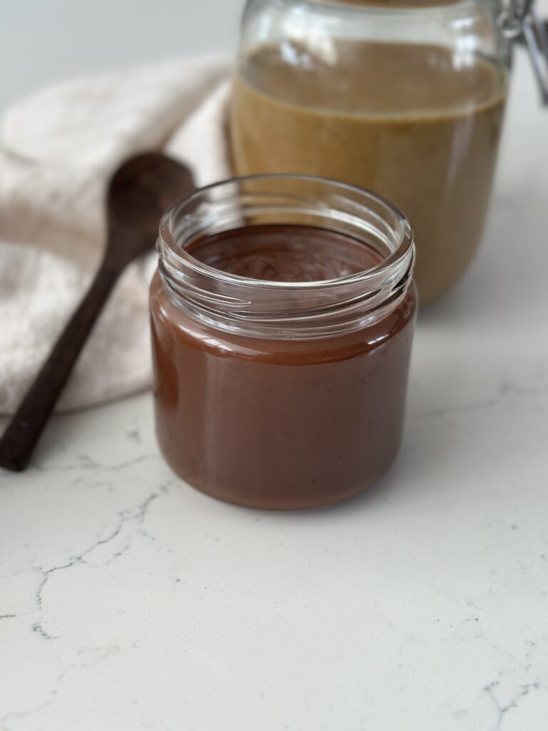 Homemade plant-based gianduja, dairy-free gianduja