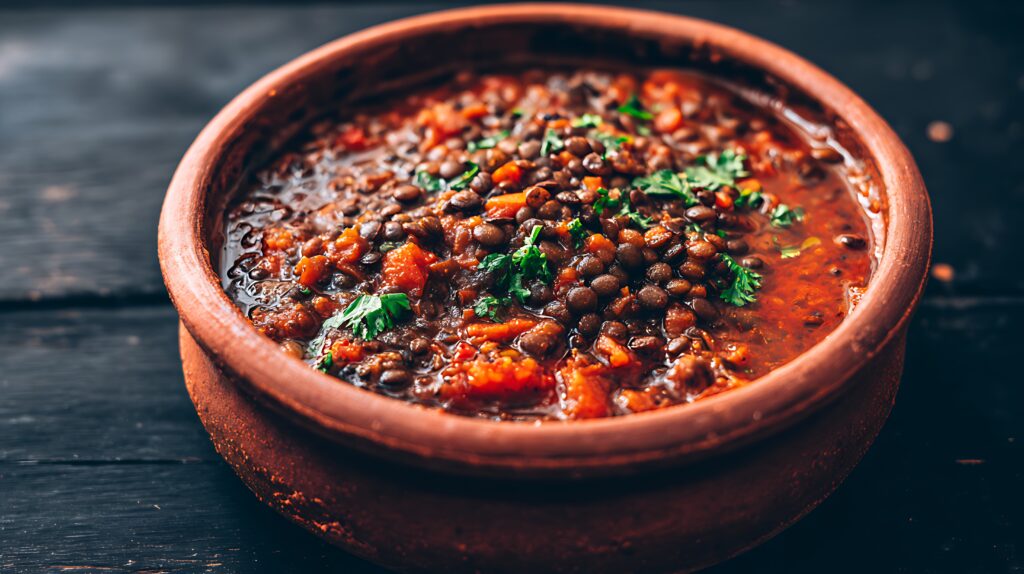 Stress-Free Batch Cooking for ADHD Families – 5 Freezer-Friendly UK Meals That Save Your Sanity | How to be a Mother y no Morir en el Intento Batch cooking, spanish lentils stew uk, ADHD meal prep, organic lentil recipes kids, batching cooking, pimenton de la vera
